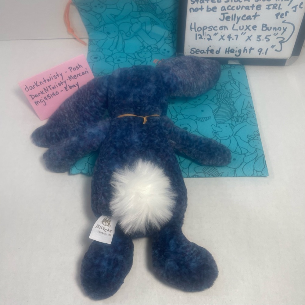 BNWT Jellycat Hopscone Luxe Bunny…soooo beautiful IRL Pics don’t do justice! - Picture 5 of 10
